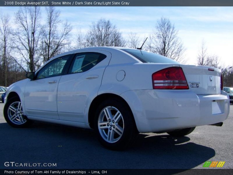 Stone White / Dark Slate Gray/Light Slate Gray 2008 Dodge Avenger SXT