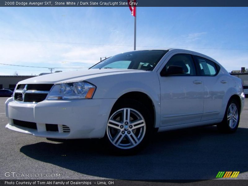 Stone White / Dark Slate Gray/Light Slate Gray 2008 Dodge Avenger SXT