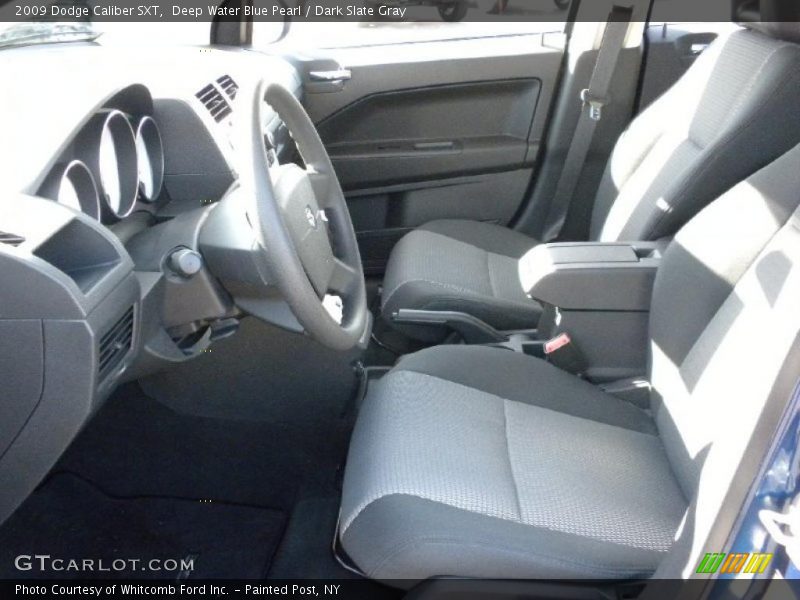 Deep Water Blue Pearl / Dark Slate Gray 2009 Dodge Caliber SXT
