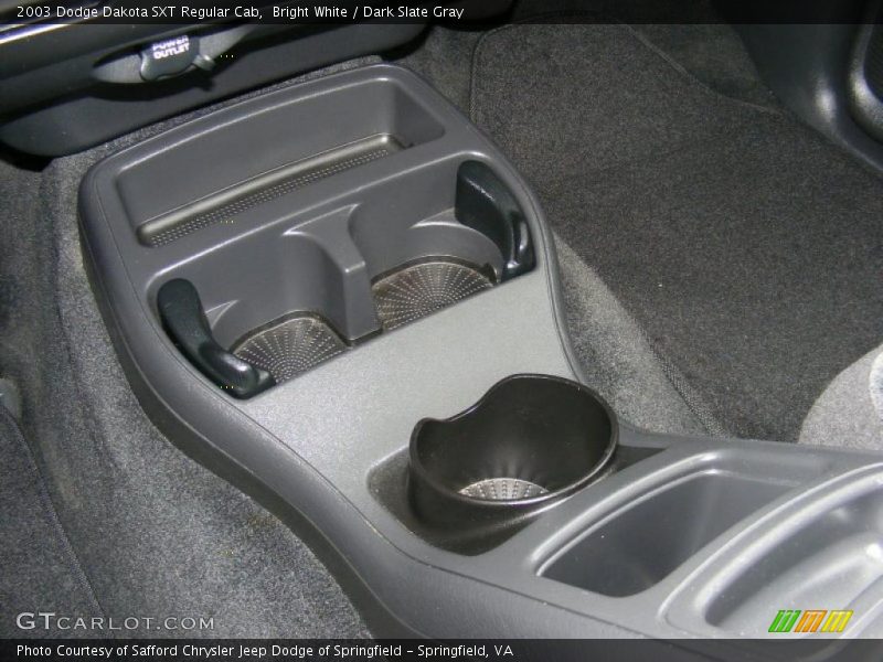 Bright White / Dark Slate Gray 2003 Dodge Dakota SXT Regular Cab