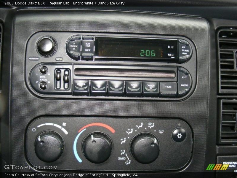 Bright White / Dark Slate Gray 2003 Dodge Dakota SXT Regular Cab
