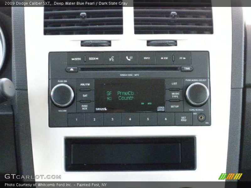 Deep Water Blue Pearl / Dark Slate Gray 2009 Dodge Caliber SXT