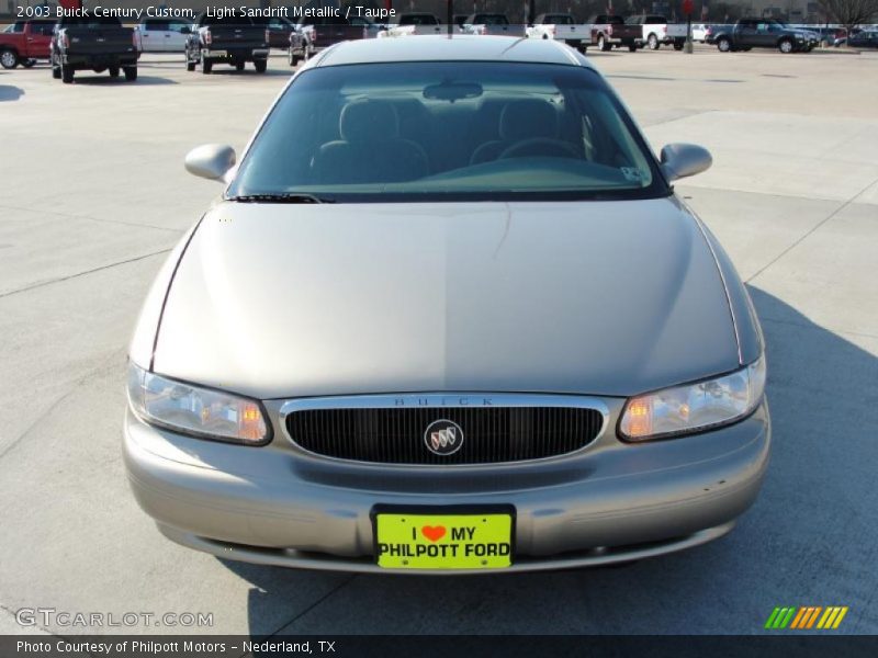 Light Sandrift Metallic / Taupe 2003 Buick Century Custom