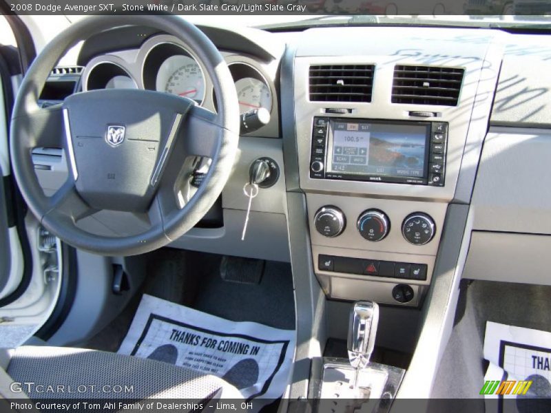 Stone White / Dark Slate Gray/Light Slate Gray 2008 Dodge Avenger SXT
