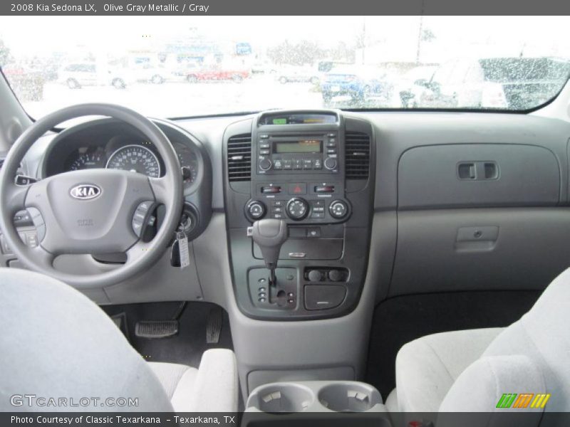 Olive Gray Metallic / Gray 2008 Kia Sedona LX