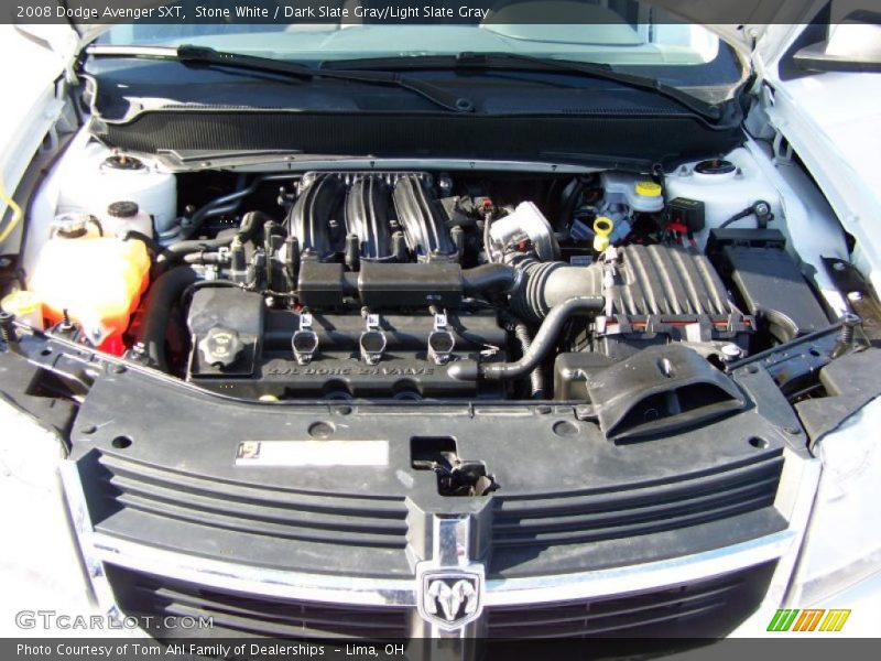 Stone White / Dark Slate Gray/Light Slate Gray 2008 Dodge Avenger SXT