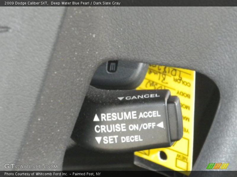 Deep Water Blue Pearl / Dark Slate Gray 2009 Dodge Caliber SXT