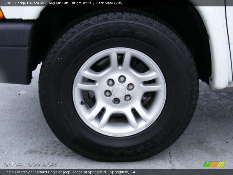 Bright White / Dark Slate Gray 2003 Dodge Dakota SXT Regular Cab