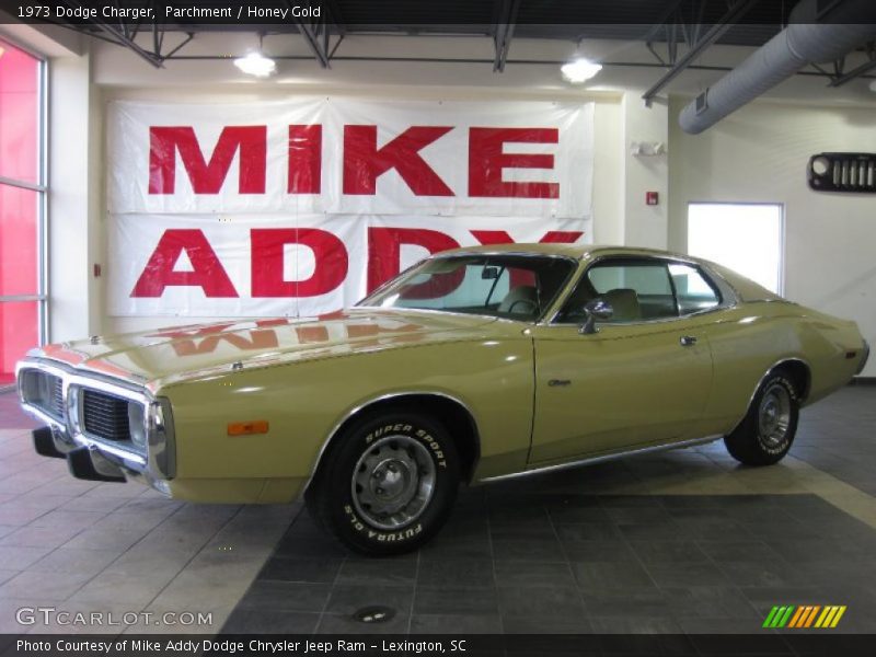 Parchment / Honey Gold 1973 Dodge Charger