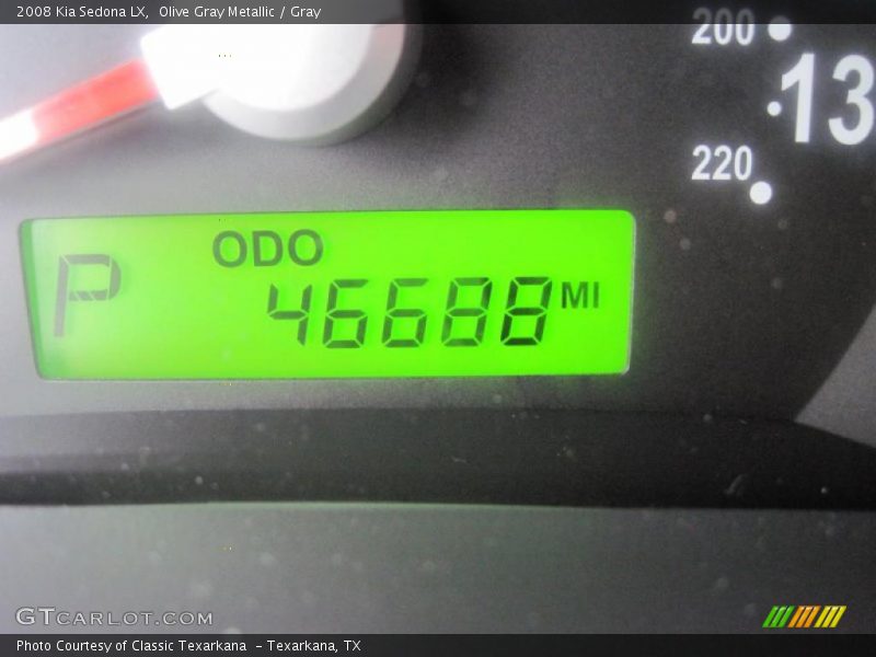 Olive Gray Metallic / Gray 2008 Kia Sedona LX