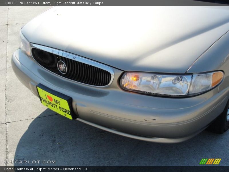 Light Sandrift Metallic / Taupe 2003 Buick Century Custom