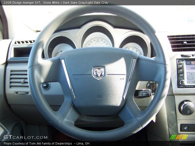 Stone White / Dark Slate Gray/Light Slate Gray 2008 Dodge Avenger SXT