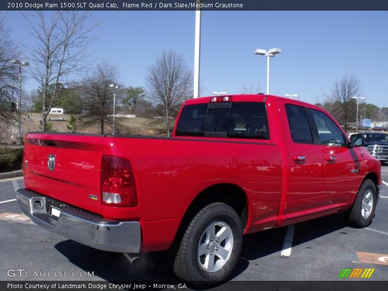 Flame Red / Dark Slate/Medium Graystone 2010 Dodge Ram 1500 SLT Quad Cab