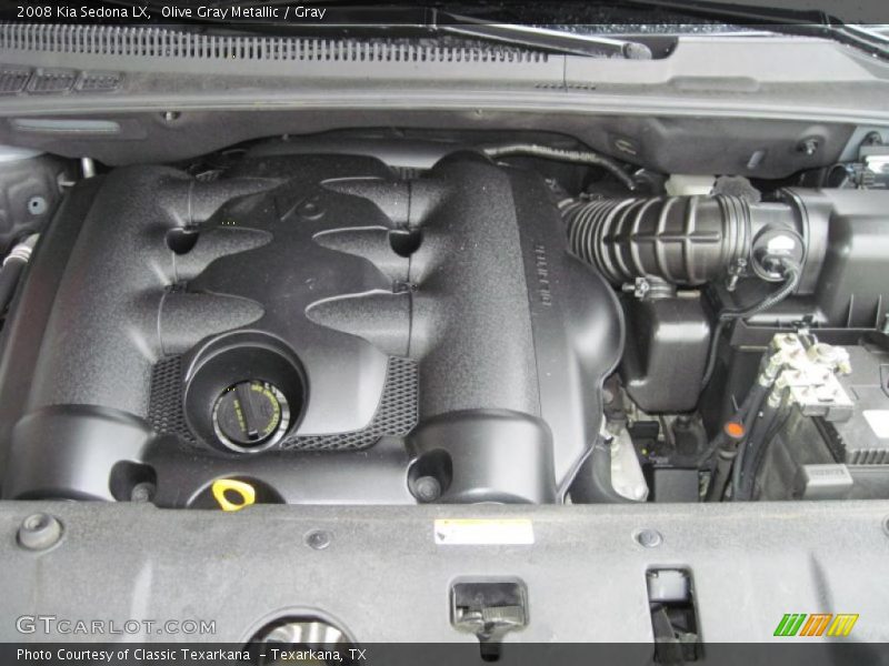 Olive Gray Metallic / Gray 2008 Kia Sedona LX