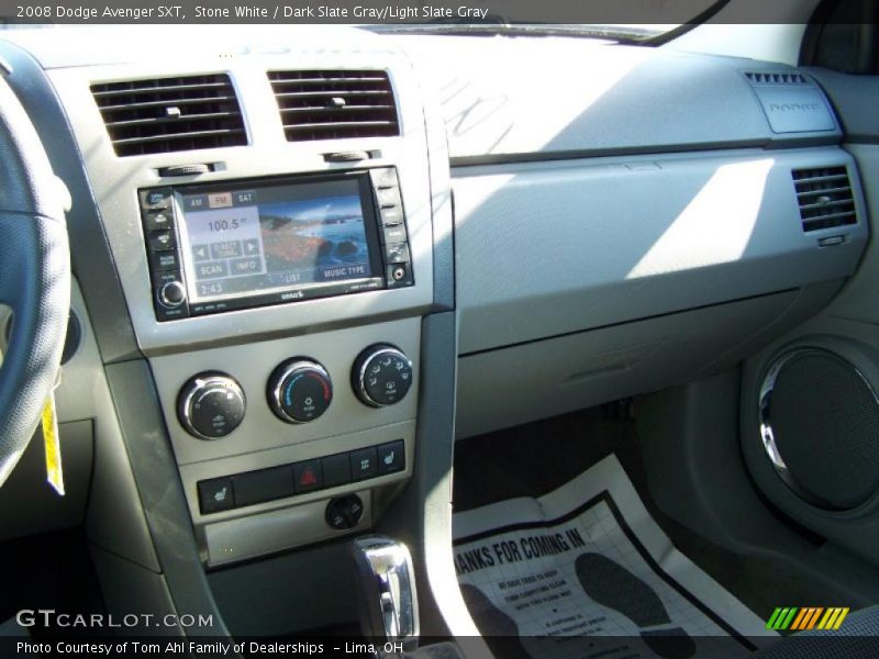 Stone White / Dark Slate Gray/Light Slate Gray 2008 Dodge Avenger SXT