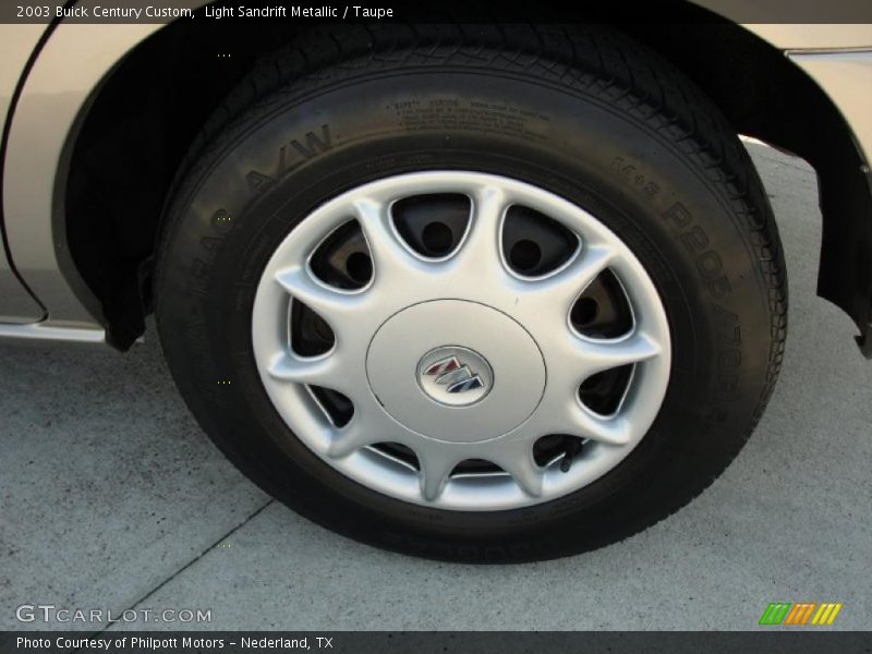 Light Sandrift Metallic / Taupe 2003 Buick Century Custom