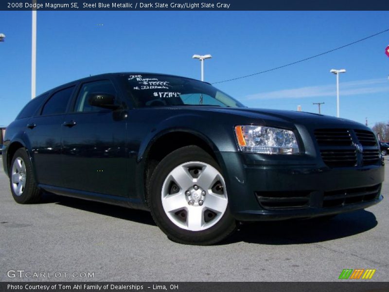 Steel Blue Metallic / Dark Slate Gray/Light Slate Gray 2008 Dodge Magnum SE