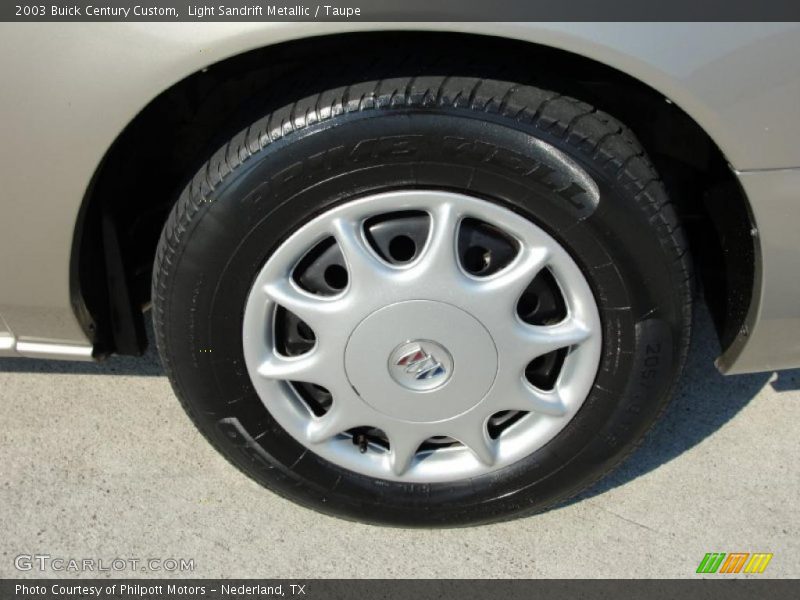 Light Sandrift Metallic / Taupe 2003 Buick Century Custom