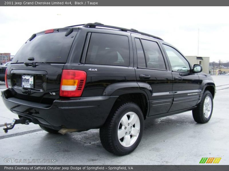 Black / Taupe 2001 Jeep Grand Cherokee Limited 4x4