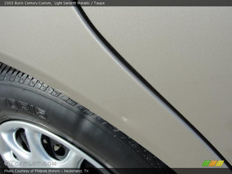 Light Sandrift Metallic / Taupe 2003 Buick Century Custom