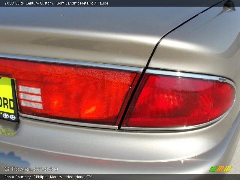Light Sandrift Metallic / Taupe 2003 Buick Century Custom
