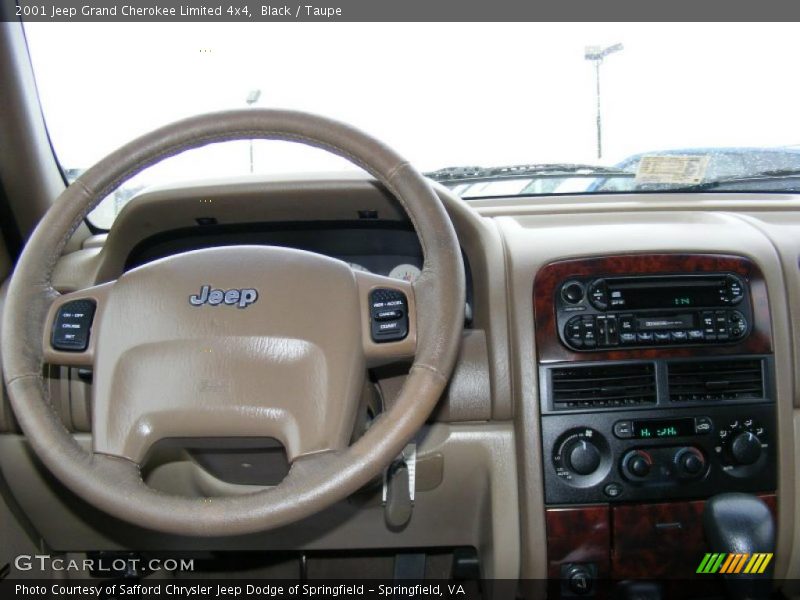 Black / Taupe 2001 Jeep Grand Cherokee Limited 4x4