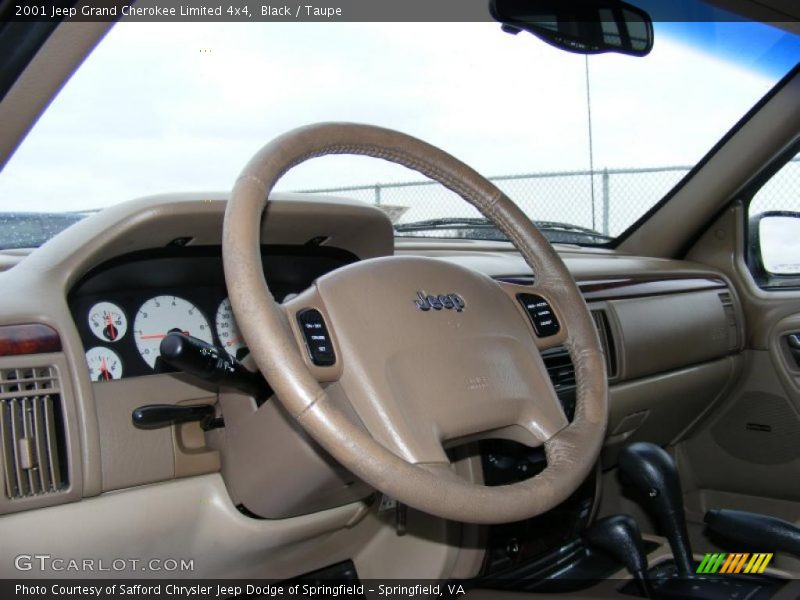 Black / Taupe 2001 Jeep Grand Cherokee Limited 4x4