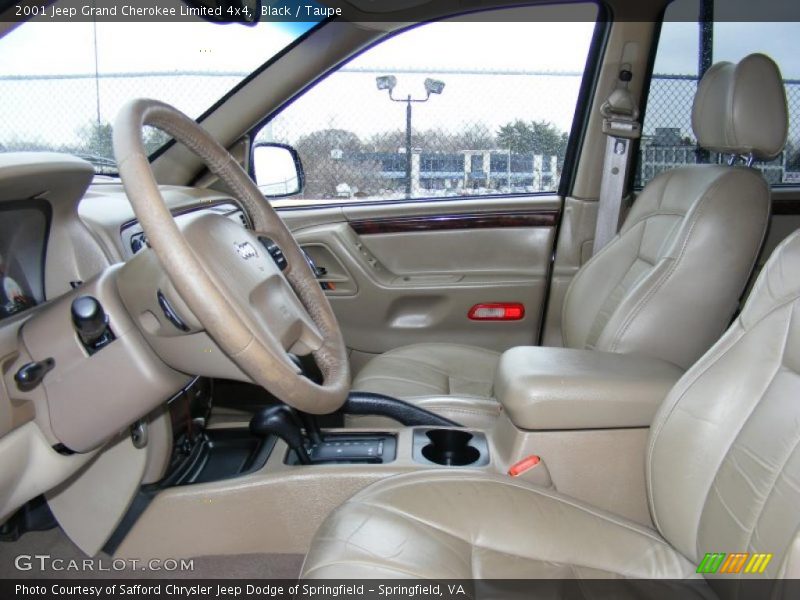 Black / Taupe 2001 Jeep Grand Cherokee Limited 4x4