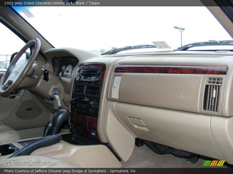 Black / Taupe 2001 Jeep Grand Cherokee Limited 4x4