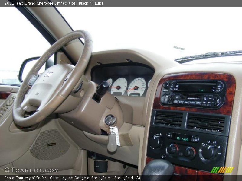Black / Taupe 2001 Jeep Grand Cherokee Limited 4x4