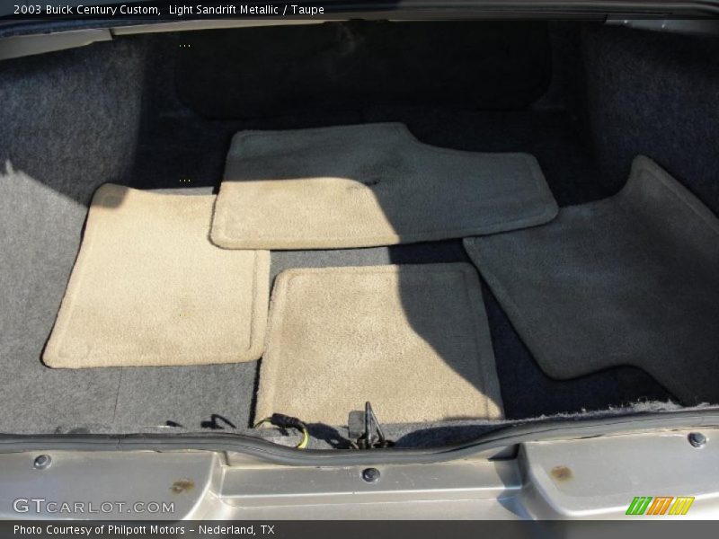 Light Sandrift Metallic / Taupe 2003 Buick Century Custom