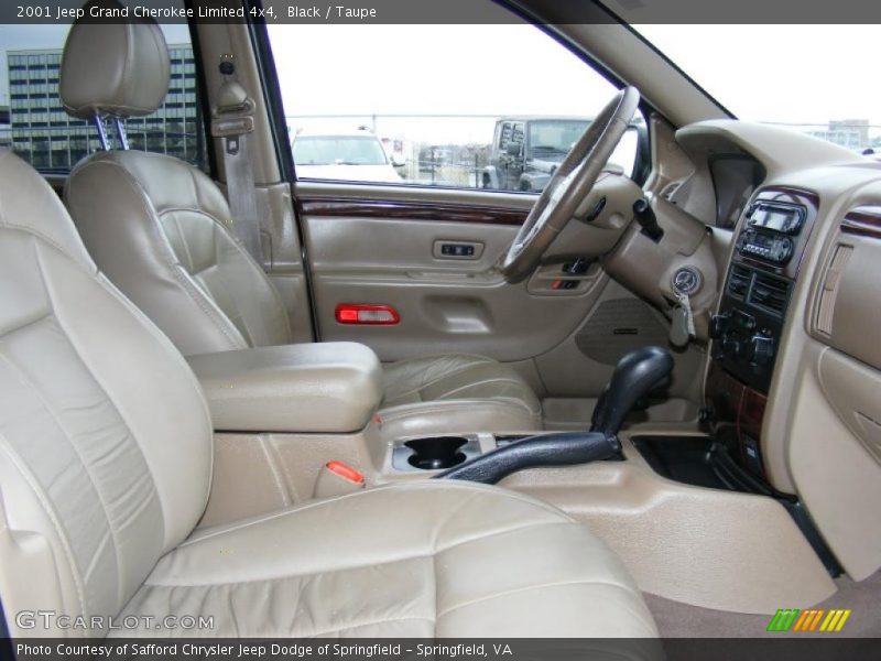 Black / Taupe 2001 Jeep Grand Cherokee Limited 4x4