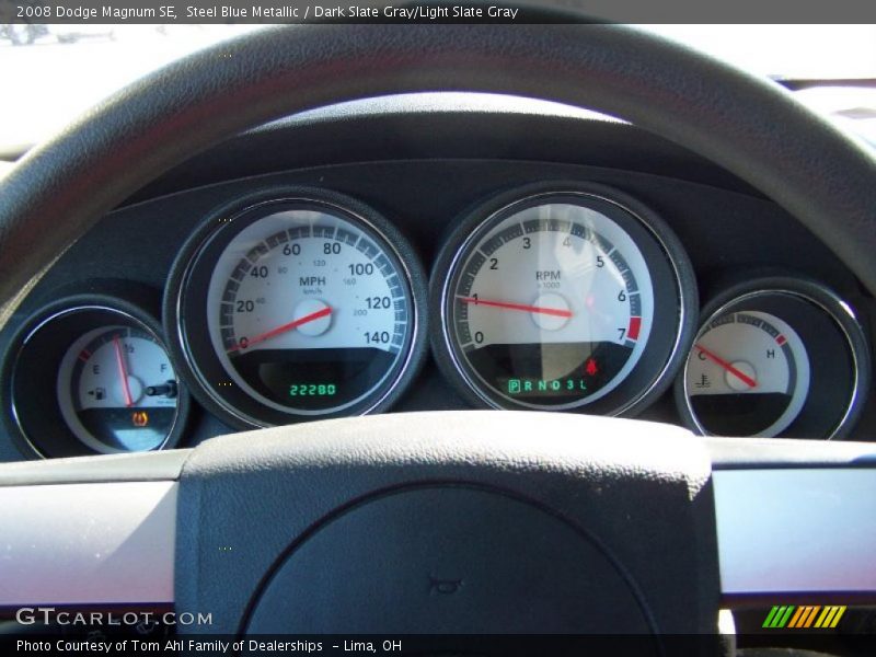Steel Blue Metallic / Dark Slate Gray/Light Slate Gray 2008 Dodge Magnum SE