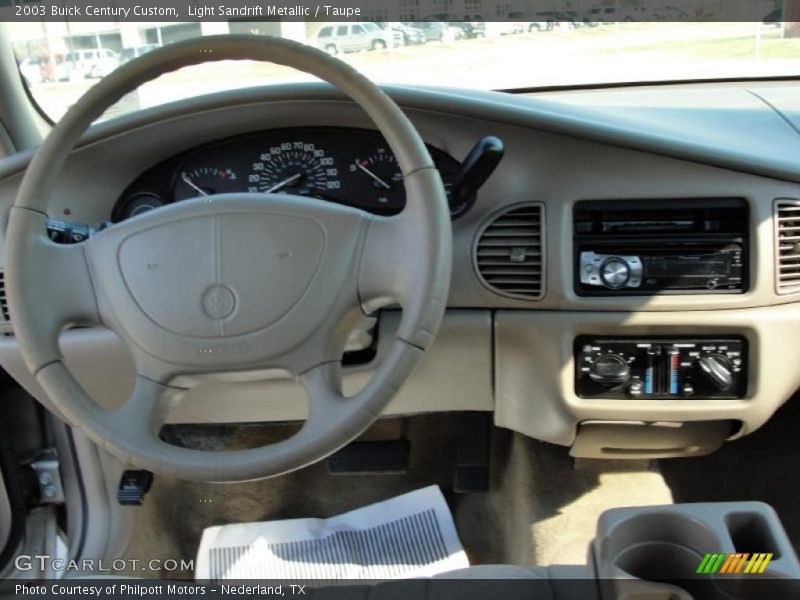 Light Sandrift Metallic / Taupe 2003 Buick Century Custom