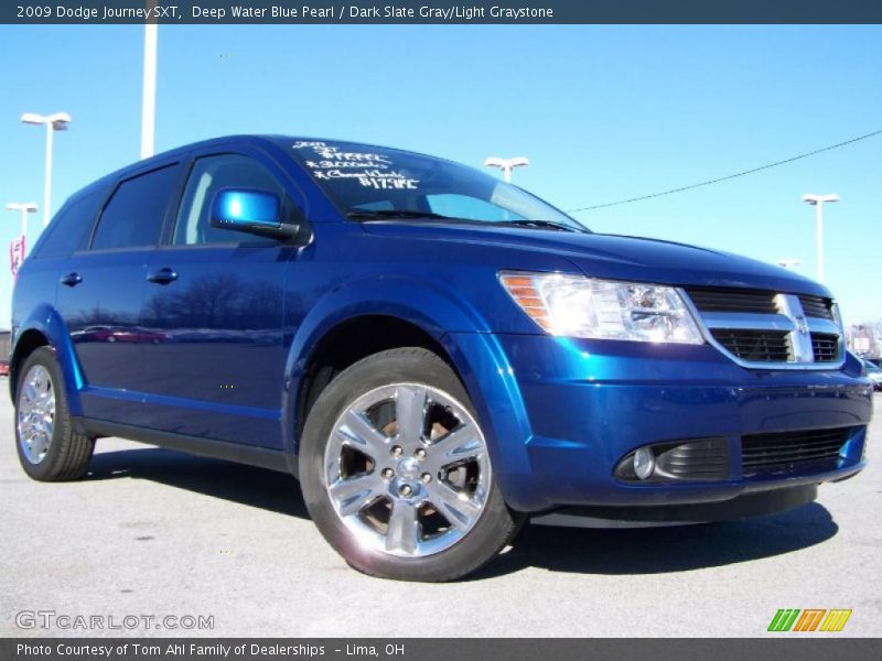Deep Water Blue Pearl / Dark Slate Gray/Light Graystone 2009 Dodge Journey SXT