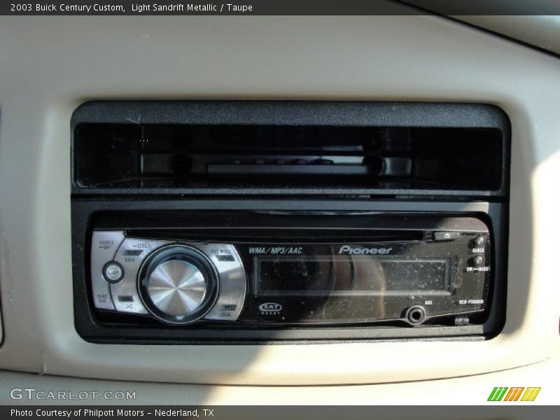 Light Sandrift Metallic / Taupe 2003 Buick Century Custom