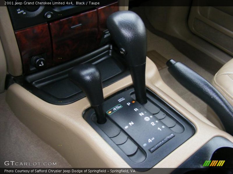 Black / Taupe 2001 Jeep Grand Cherokee Limited 4x4