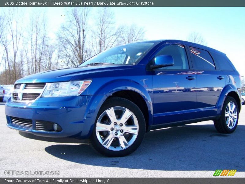Deep Water Blue Pearl / Dark Slate Gray/Light Graystone 2009 Dodge Journey SXT