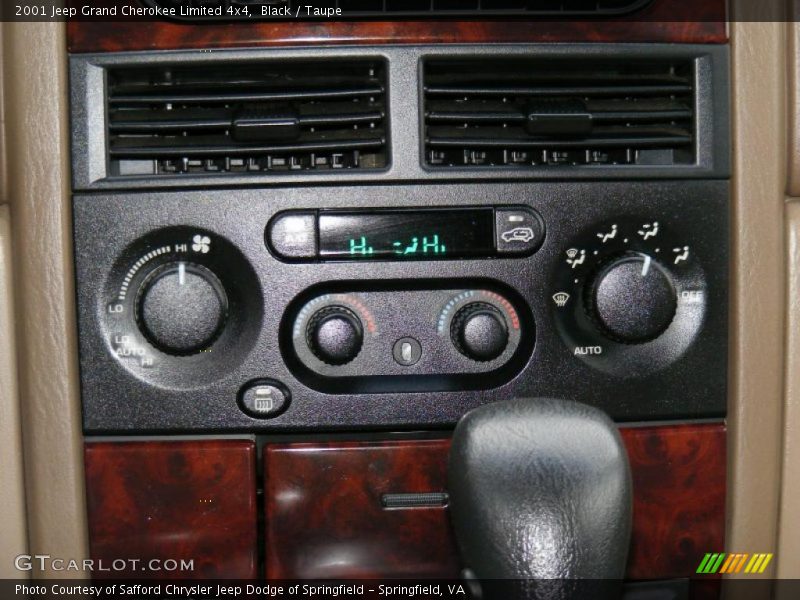 Black / Taupe 2001 Jeep Grand Cherokee Limited 4x4