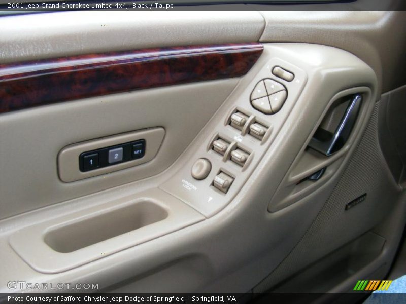 Black / Taupe 2001 Jeep Grand Cherokee Limited 4x4