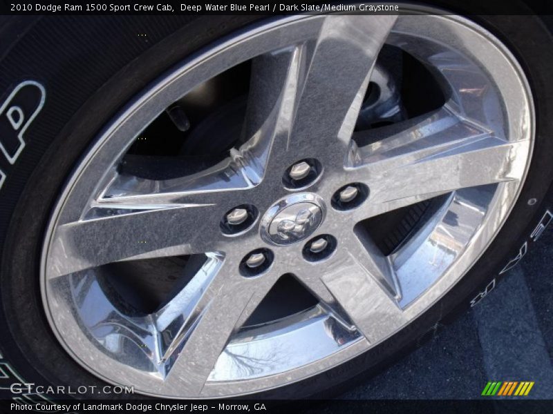 Deep Water Blue Pearl / Dark Slate/Medium Graystone 2010 Dodge Ram 1500 Sport Crew Cab