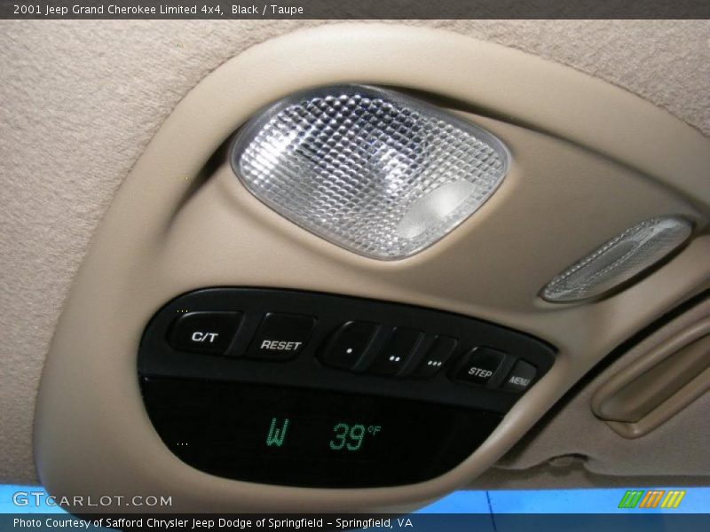 Black / Taupe 2001 Jeep Grand Cherokee Limited 4x4