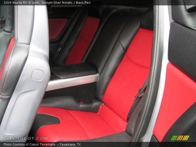 Sunlight Silver Metallic / Black/Red 2004 Mazda RX-8 Sport