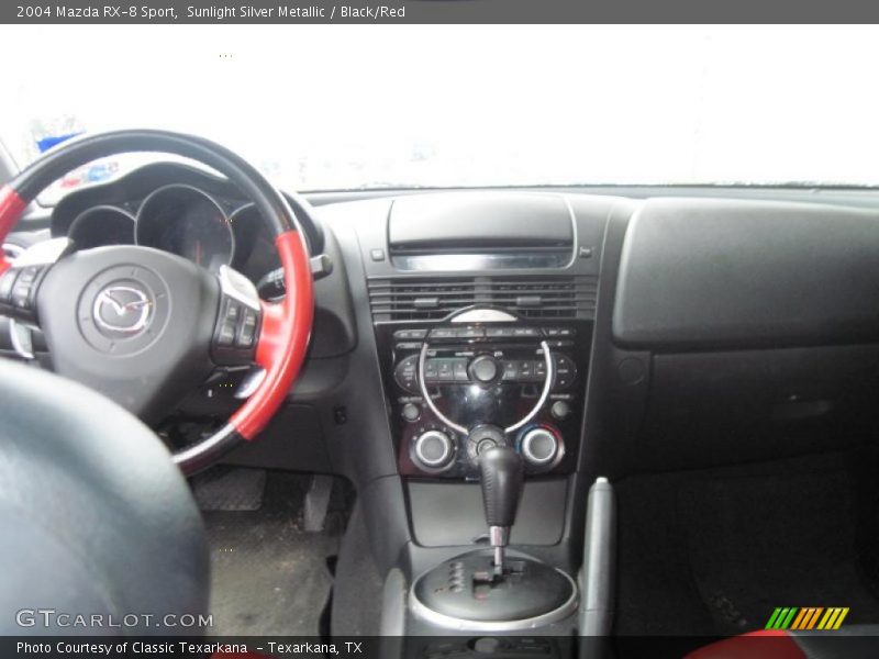Sunlight Silver Metallic / Black/Red 2004 Mazda RX-8 Sport