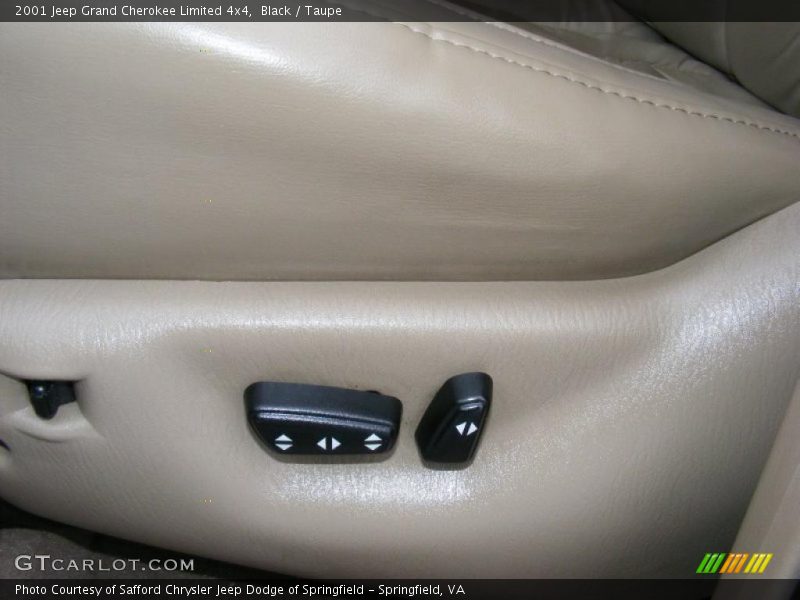 Black / Taupe 2001 Jeep Grand Cherokee Limited 4x4