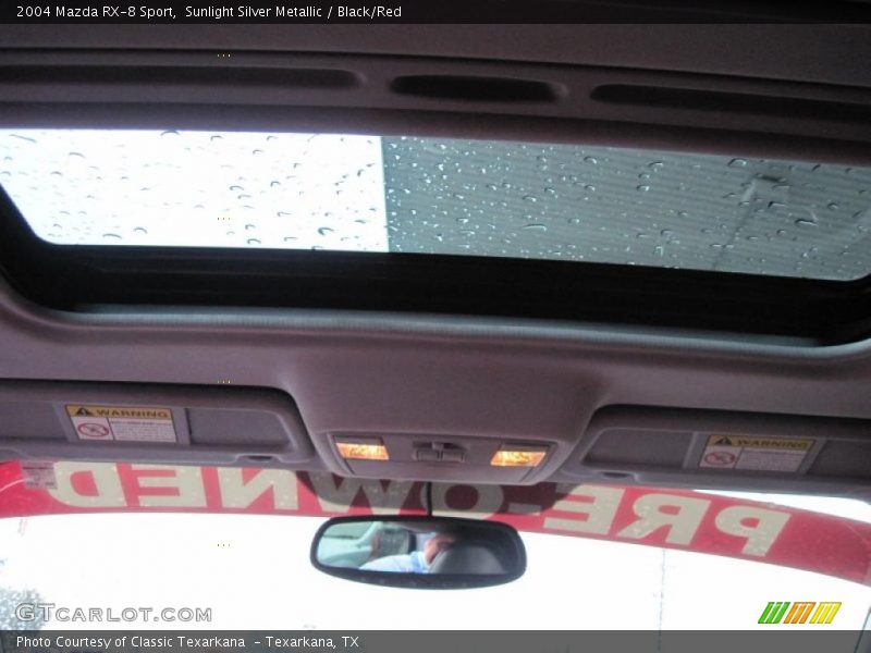 Sunlight Silver Metallic / Black/Red 2004 Mazda RX-8 Sport