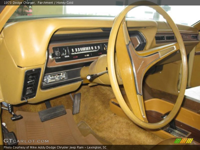 Parchment / Honey Gold 1973 Dodge Charger