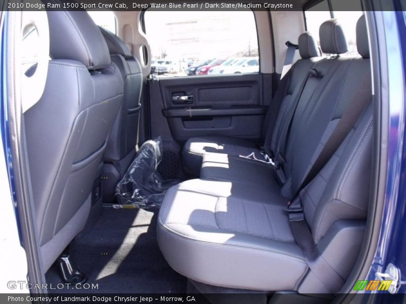 Deep Water Blue Pearl / Dark Slate/Medium Graystone 2010 Dodge Ram 1500 Sport Crew Cab