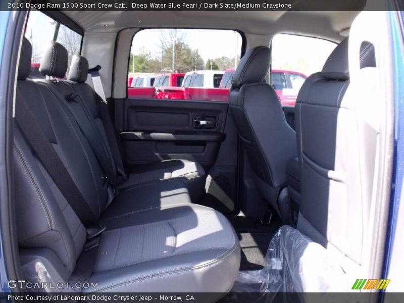 Deep Water Blue Pearl / Dark Slate/Medium Graystone 2010 Dodge Ram 1500 Sport Crew Cab