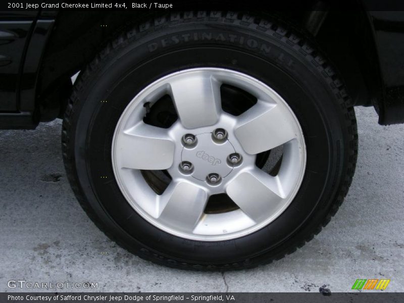 Black / Taupe 2001 Jeep Grand Cherokee Limited 4x4